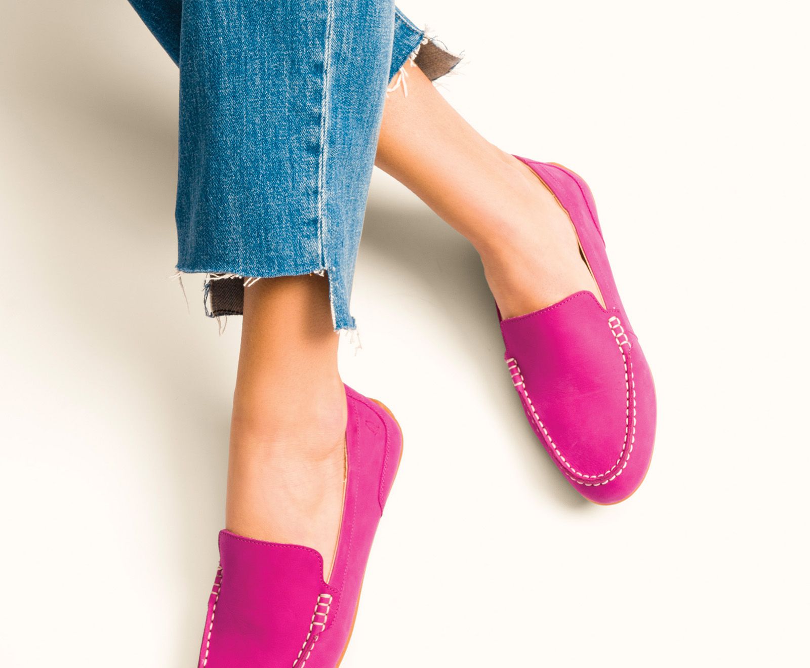 Loafers Hush Puppies Cora Mujer Very Berry Nubuck | LOZHCRM-29