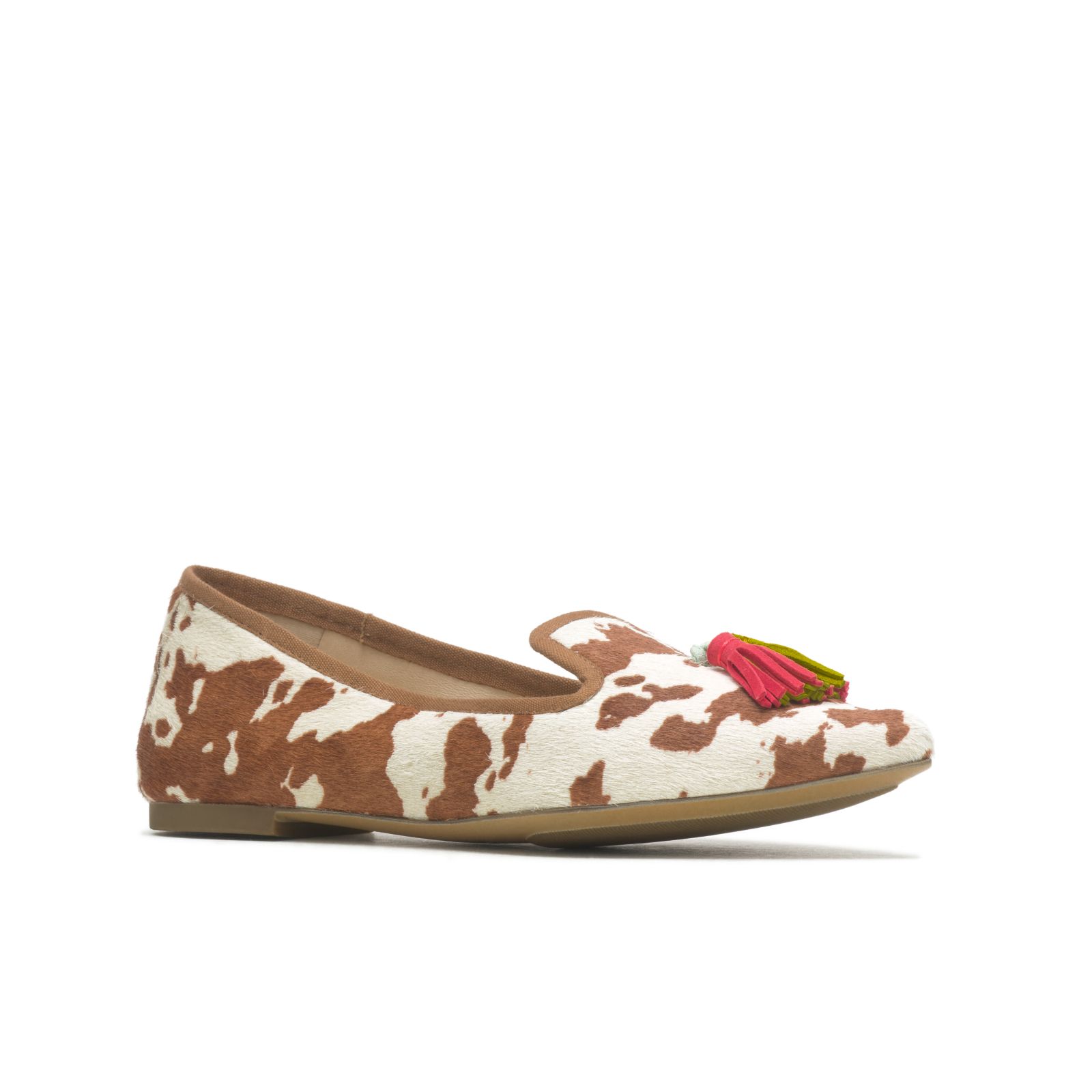 Loafers Hush Puppies Sadie Tassel 2 Mujer Cow Print Leather | SMLXWJZ-95
