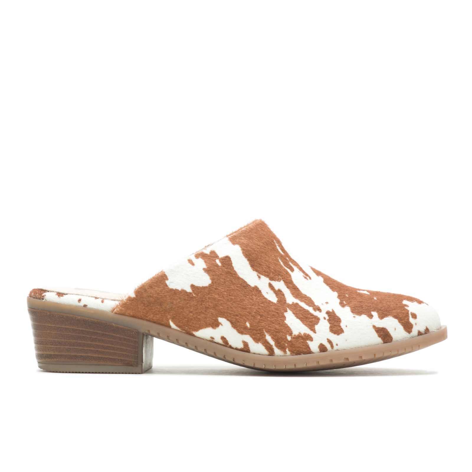 Tacones Hush Puppies Sienna Mule Mujer Cow Print Leather | RYGTBOC-47